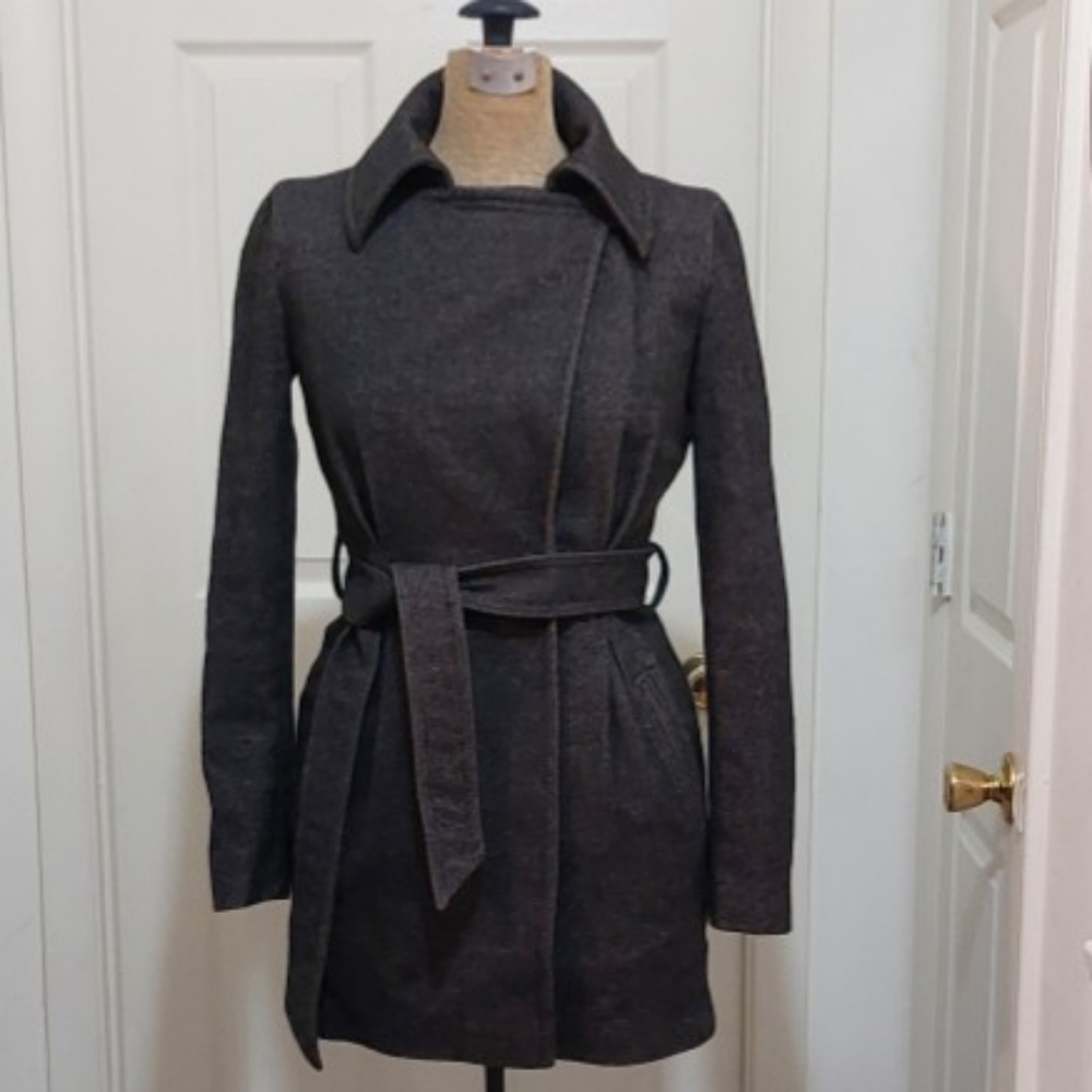 A/X Armani Exchange Charcoal Belted Jacket